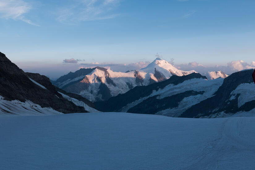 Evening light on the Aletschhorn