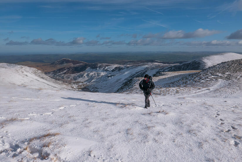 Heading for Carnedd Llewelyn