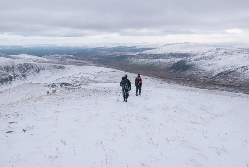 Descending away from the clag