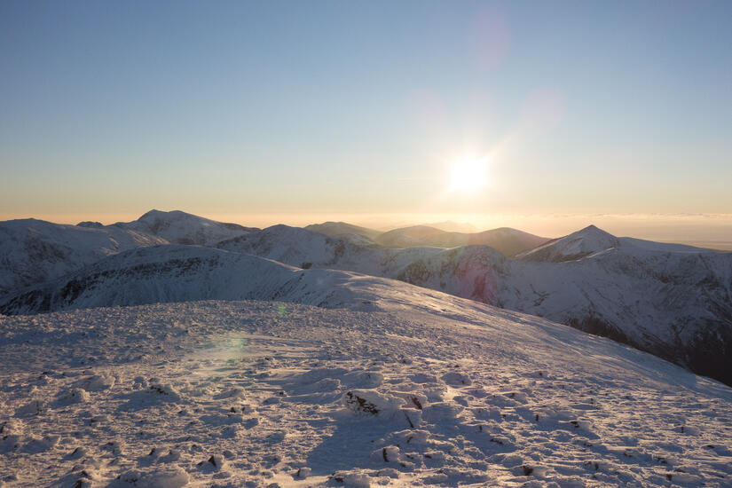 Stunning views into Snowdonia from Carnedd Dafydd