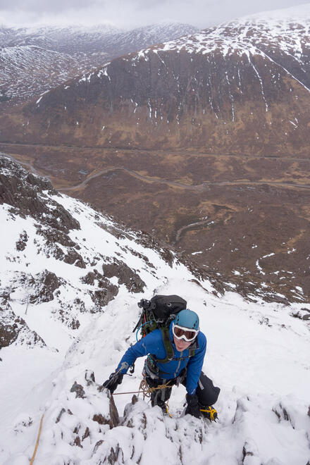 At the start of Curved Ridge