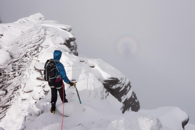 Broken Spectre on the Pinnacles of An Teallach