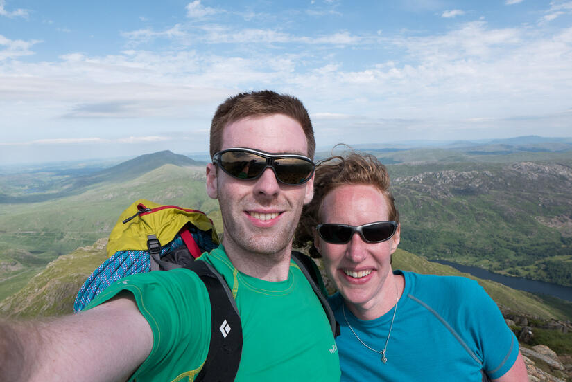 Summit Selfie on Lliwedd