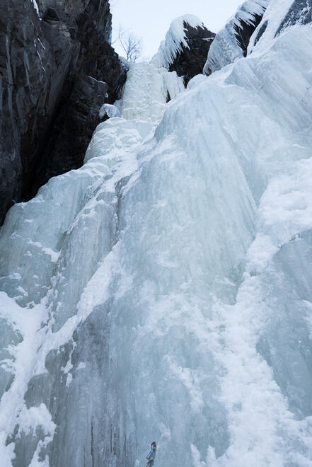 The steep final pitch