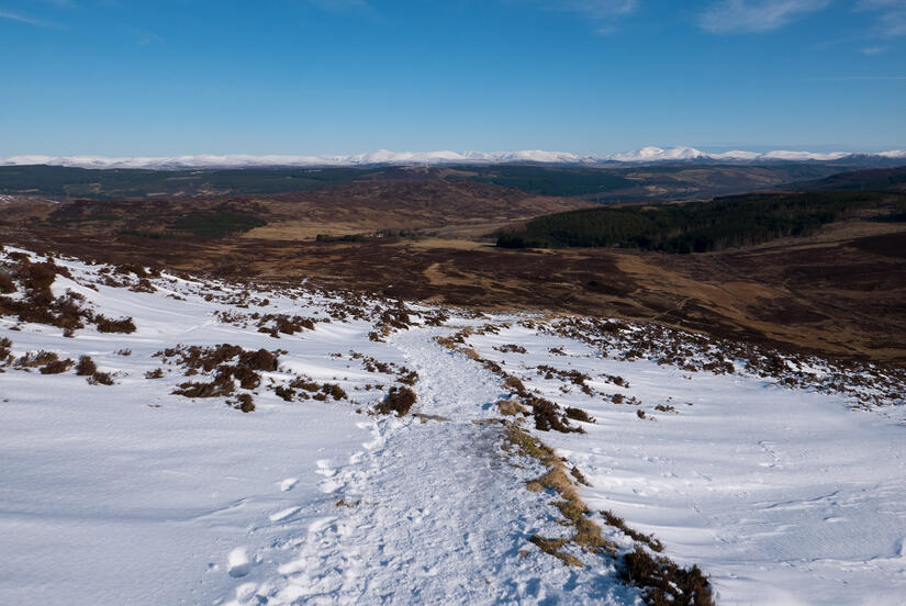 View towards the Cairngorms