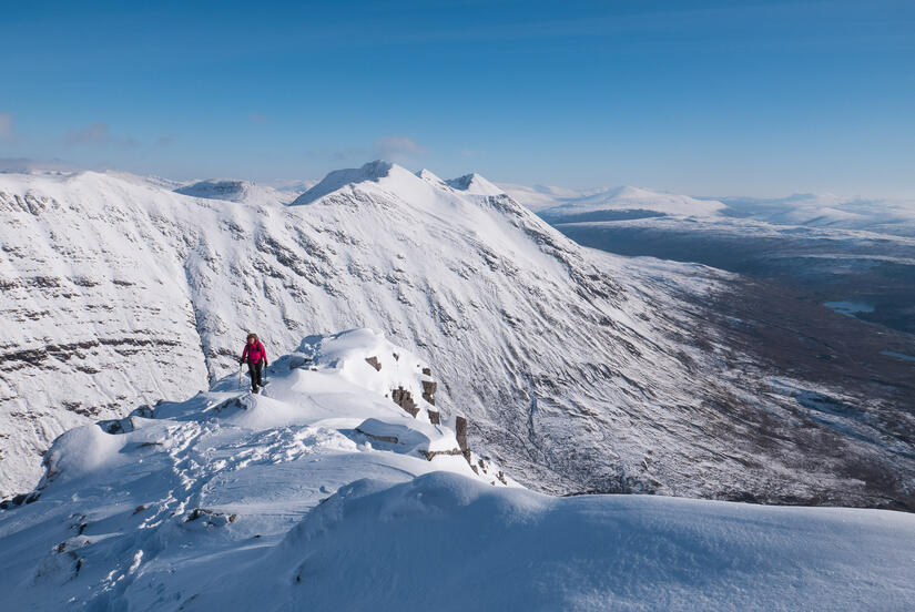 Stunning views back towards Beinn Eighe