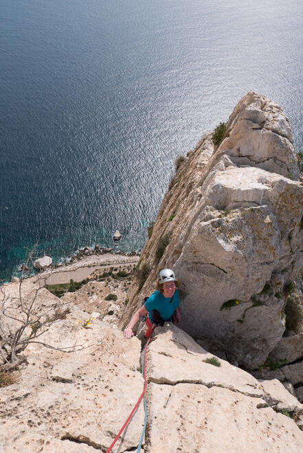 At the top of the final pitch