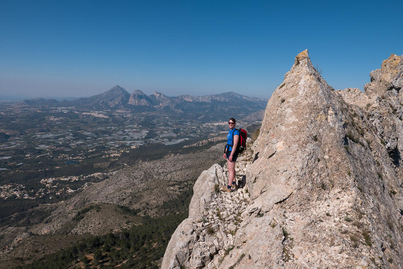 Great views on the ridge