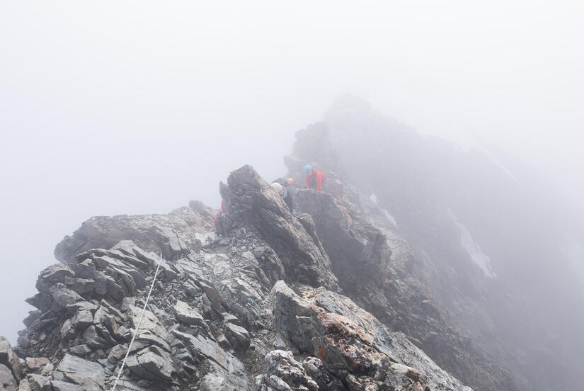 Summit ridge in the cloud