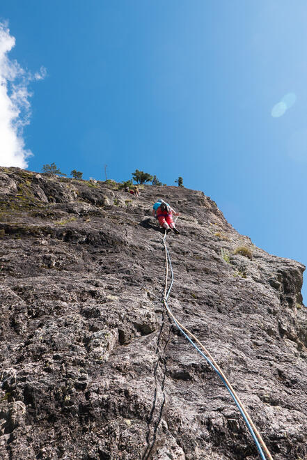 Becky leading one of the pitches