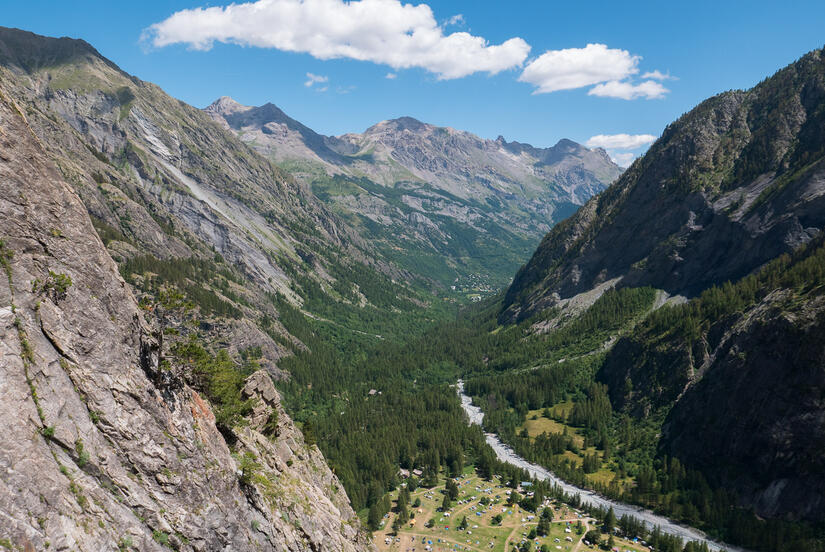 Great view down the valley