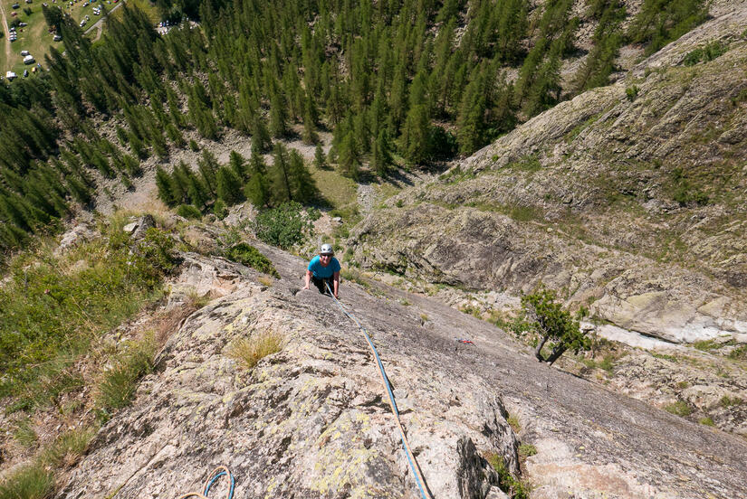 Enjoyable face climbing