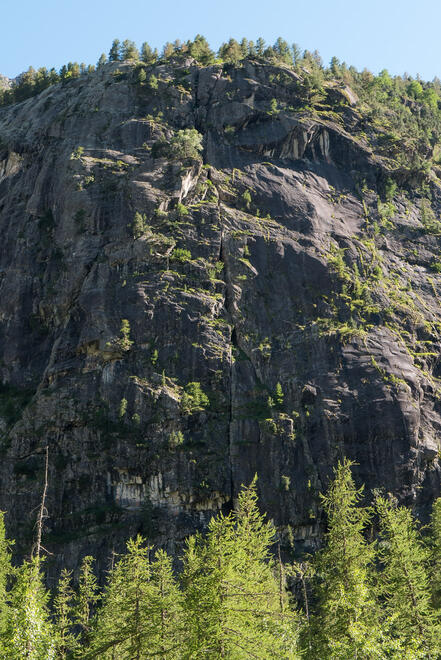 Fissure d'Ailefroide in the Evening Light