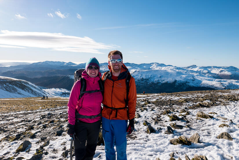 Becky and me on the summit