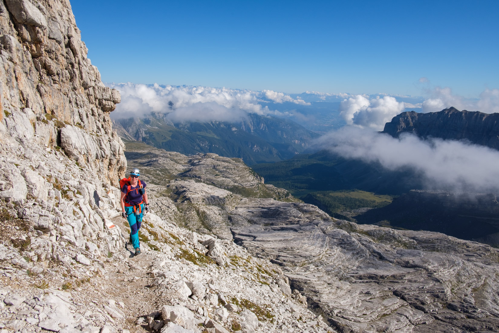 Brenta Dolomites Day 1/2: Sentiero Alfredo Benini & Sentiero Bocchette ...
